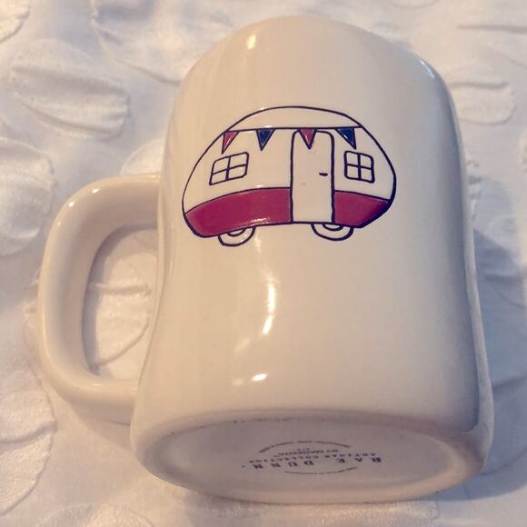 NWOT Rae Dunn Artisan Collection Magenta Star Spangled Cutie Fourth of July Mug - Picture 2 of 4